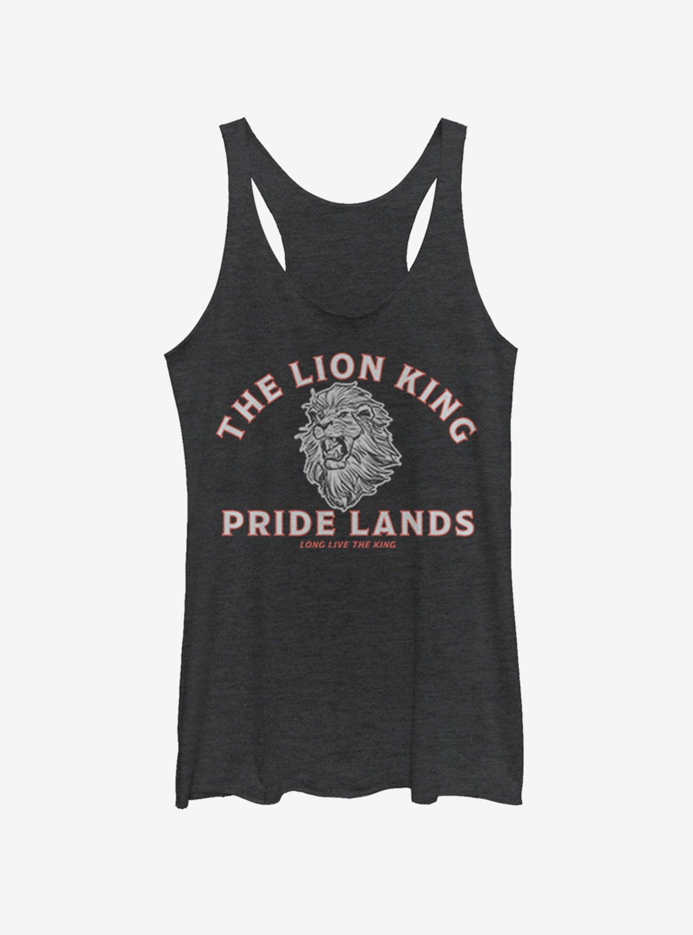 Disney The Lion King 2019 Minimal Lion King Back Girls Tank, BLK HTR, hi-res