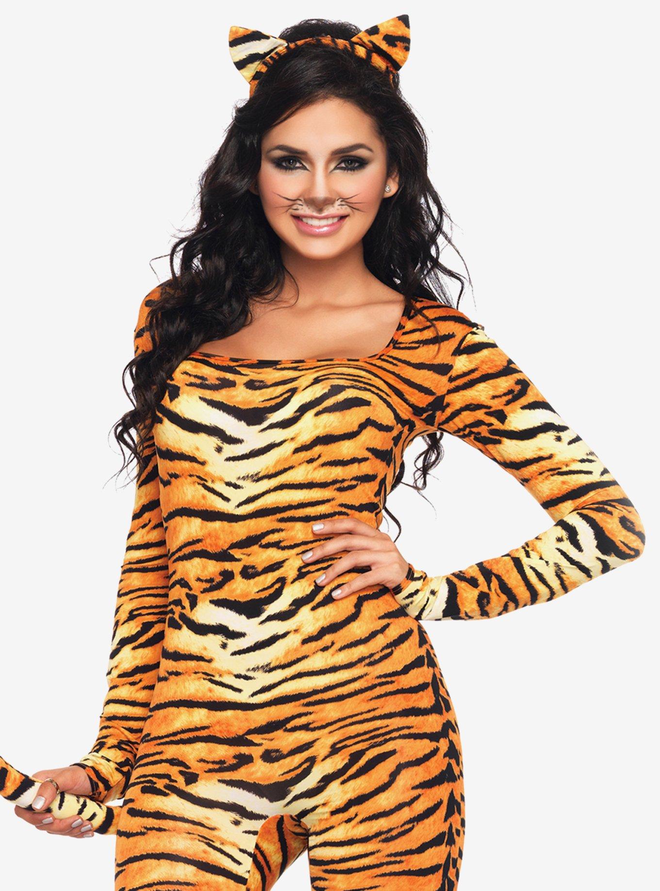 Wild Tigress Catsuit Costume, , hi-res