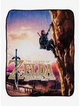 The Legend Of Zelda: Breath Of The Wild Rock Climbing Plush Throw Blanket, , hi-res