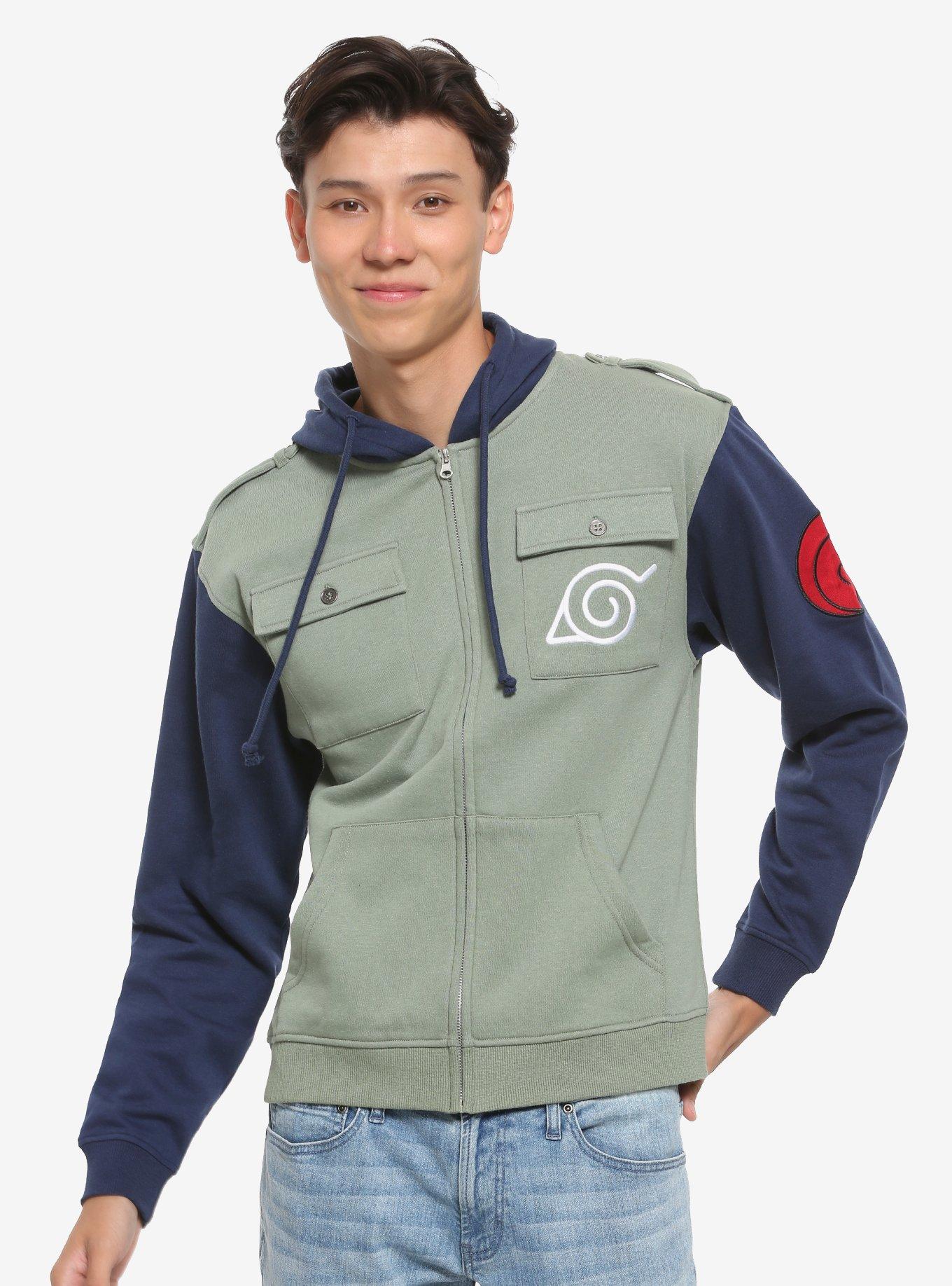 Naruto Shippuden Kakashi Hatake Hoodie, NAVY, hi-res