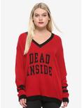 Dead Inside Girls Sweater, BLACK, hi-res