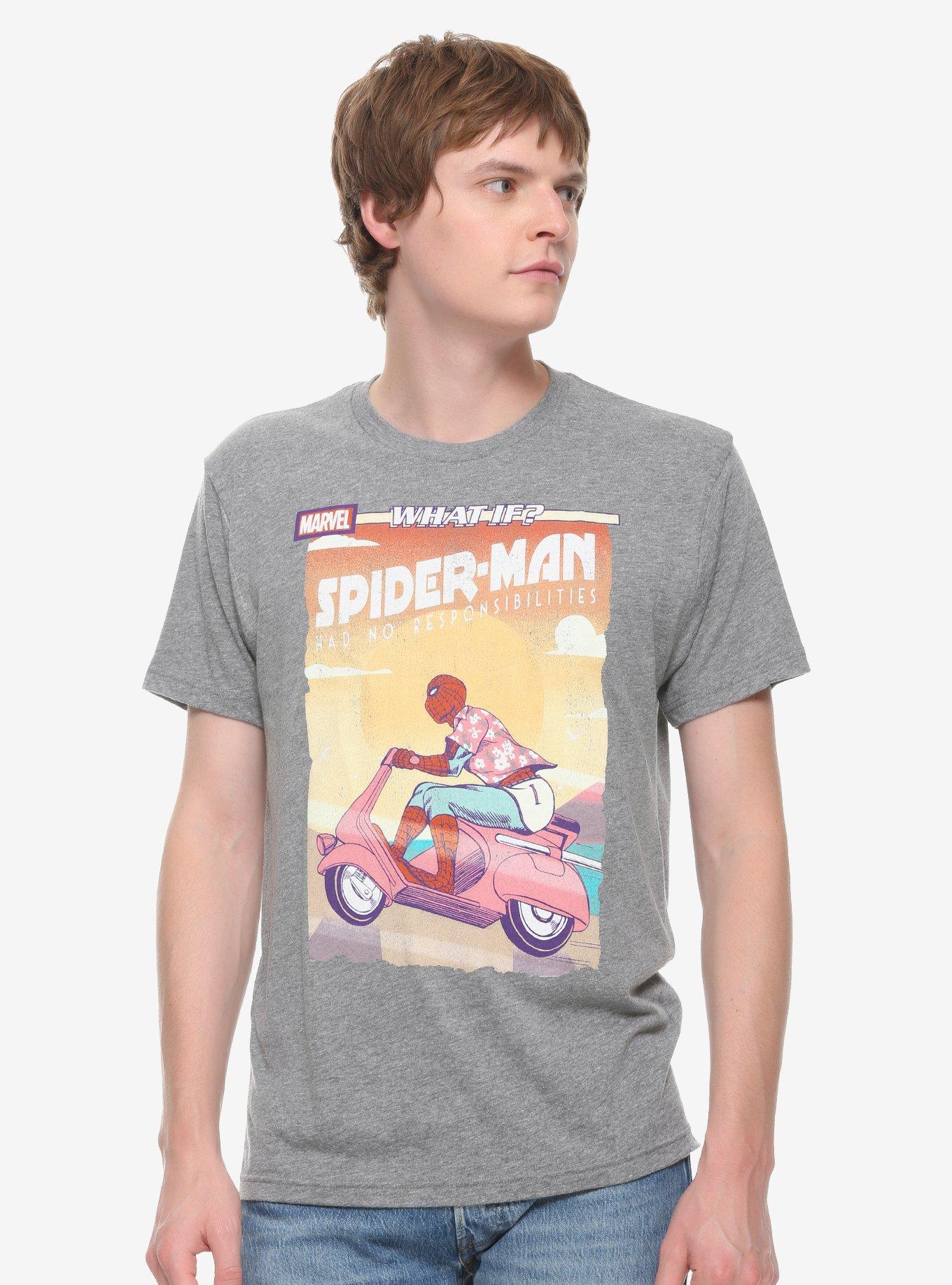 Marvel Spider-Man No Responsibilities T-Shirt, GREY, hi-res