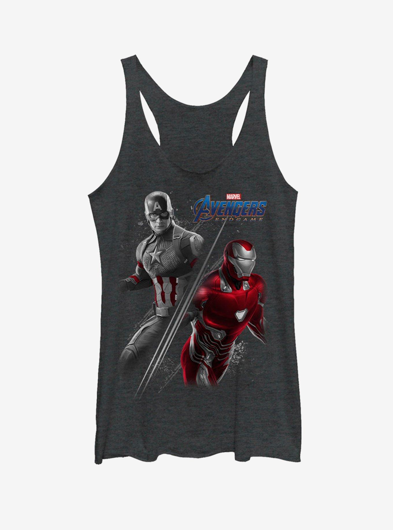 Marvel Avengers Endgame Cap Ironman Womens Tank Top, , hi-res