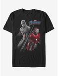 Marvel Avengers Endgame Cap Ironman T-Shirt, BLACK, hi-res