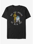Star Wars May the Fourth Droid Luck T-Shirt, BLACK, hi-res