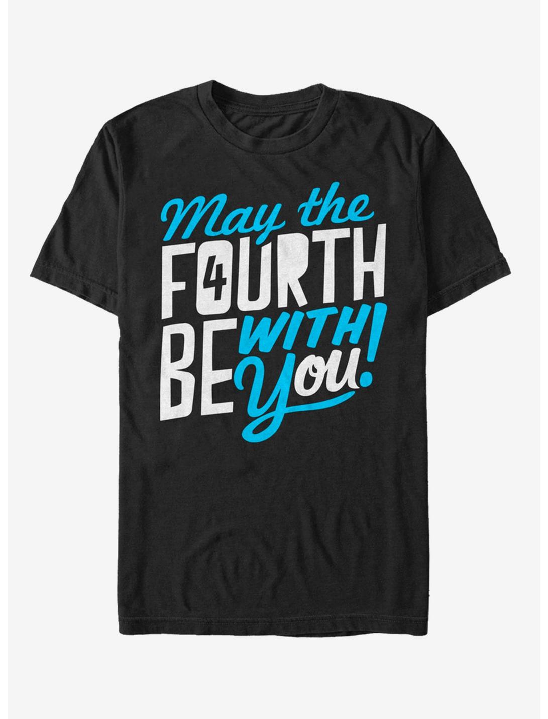 Star Wars May the Fourth be with You T-Shirt, BLACK, hi-res