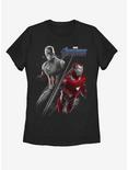 Marvel Avengers Endgame Cap Ironman Womens T-Shirt, BLACK, hi-res