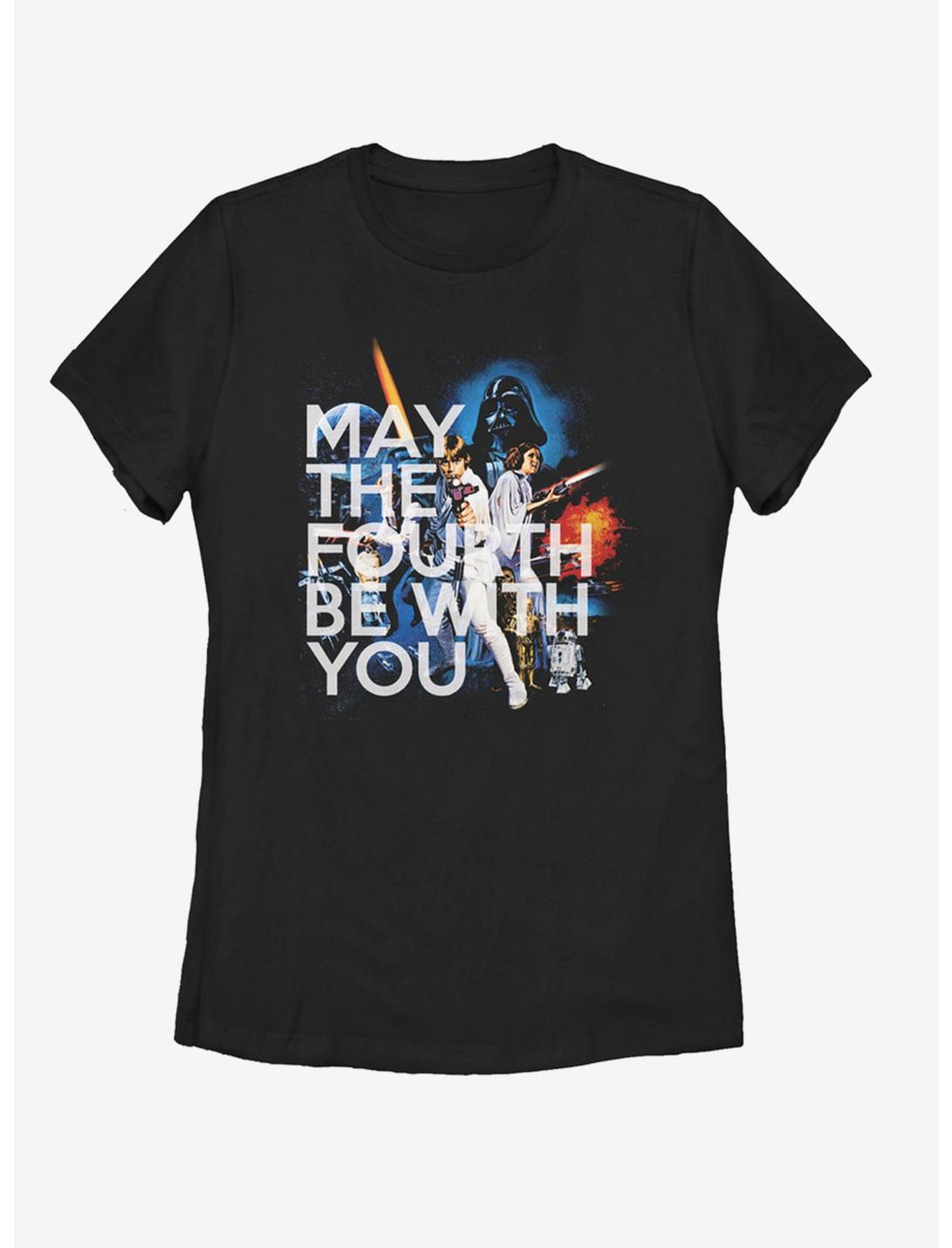 Star Wars Original May the Fourth Womens T-Shirt, BLACK, hi-res
