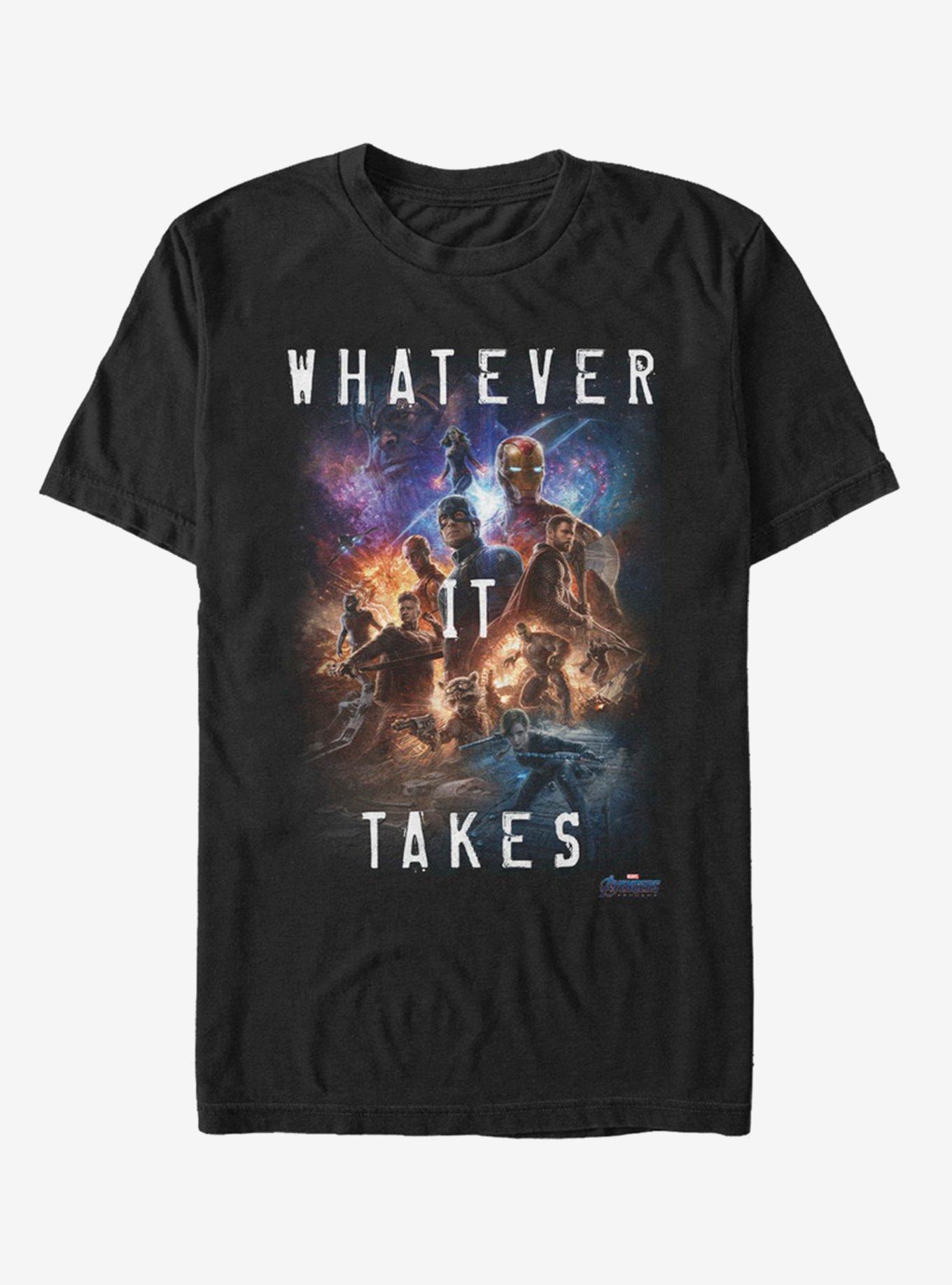 Marvel Avengers Endgame Whatever it Takes T-Shirt, BLACK, hi-res