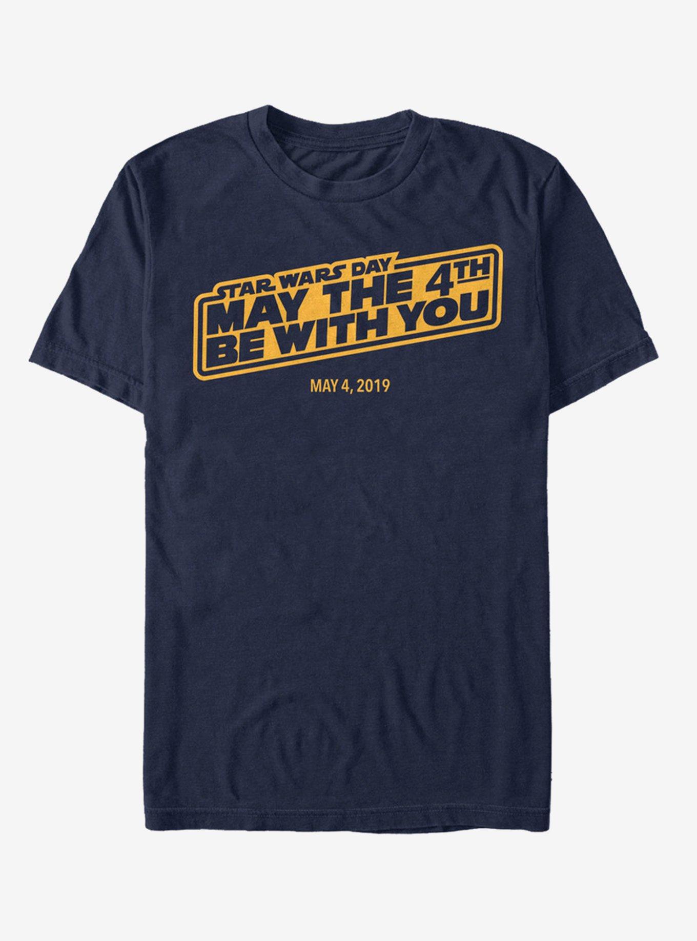 Star Wars May Fourth 2019 Tonal T-Shirt, NAVY, hi-res