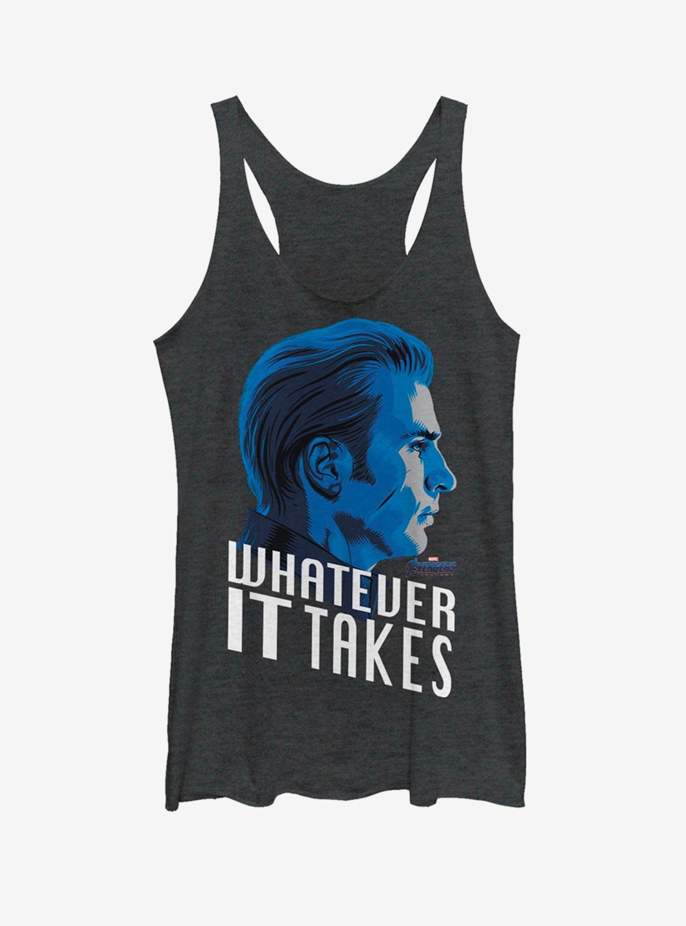 Marvel Avengers Endgame Cap Calls Womens Tank Top, BLK HTR, hi-res