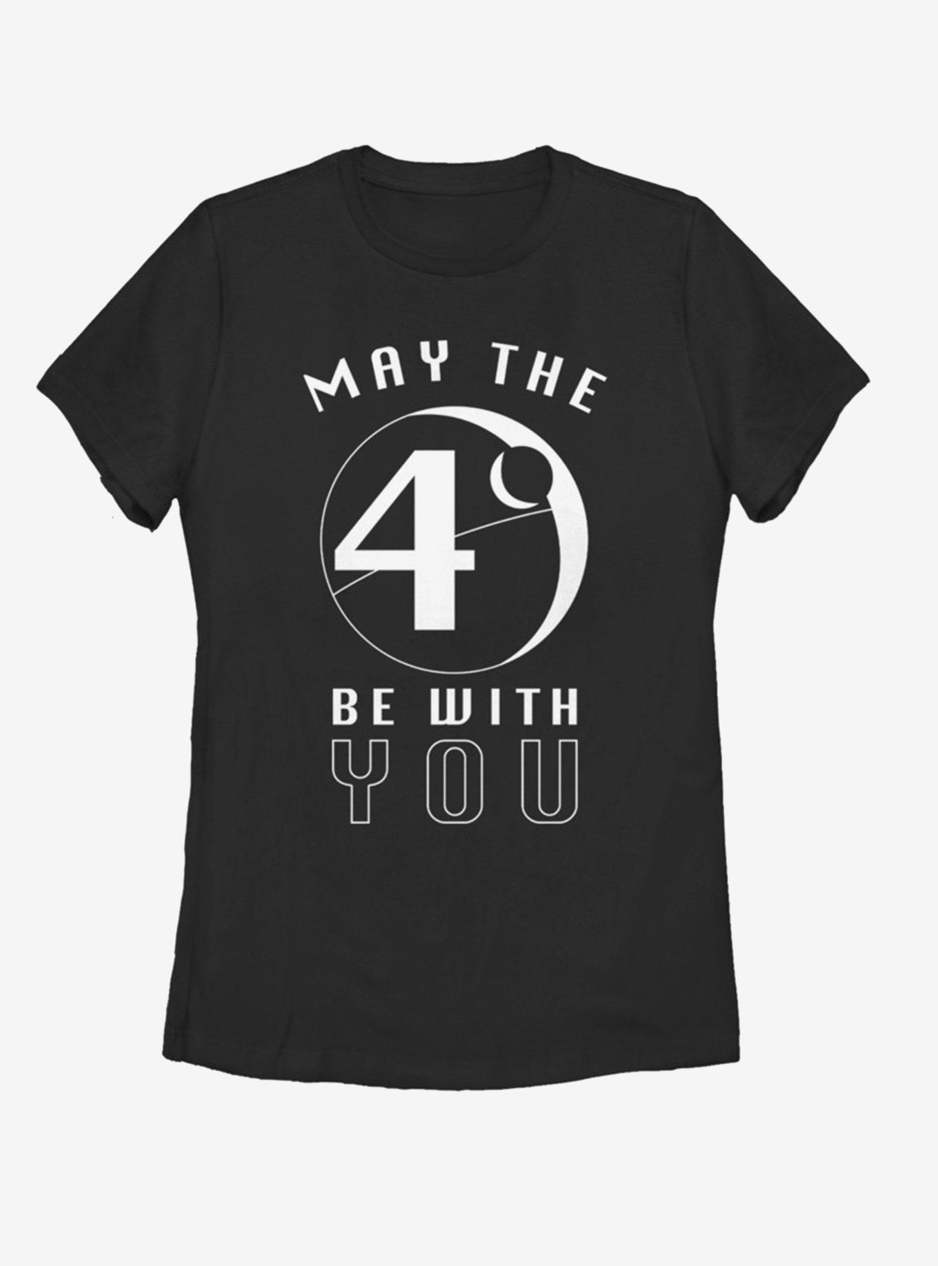 Star Wars May Fourth Moons Womens T-Shirt, BLACK, hi-res