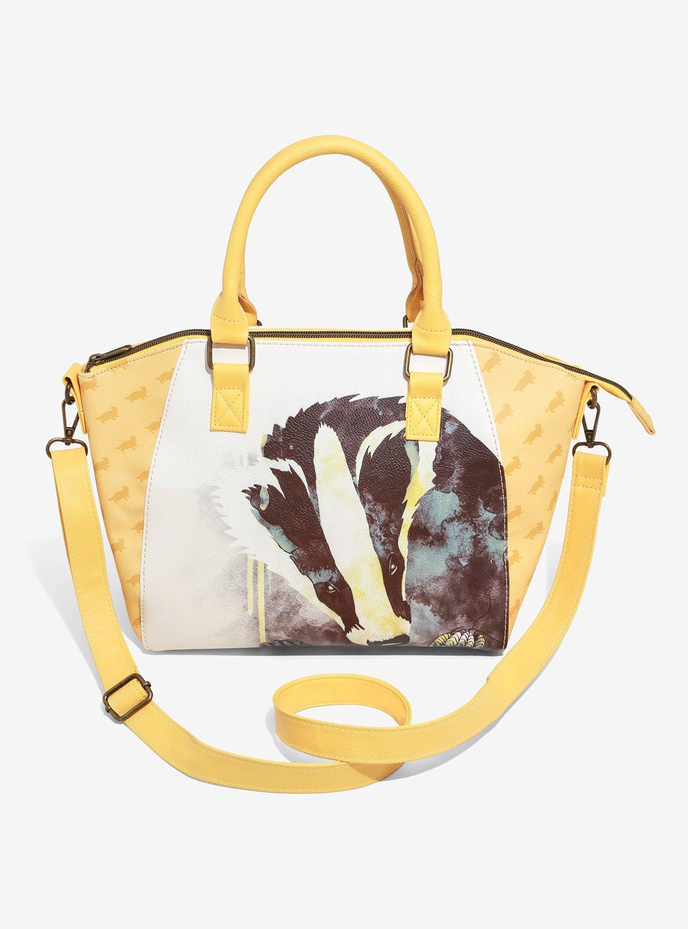 Loungefly Harry Potter Hufflepuff Satchel Bag, , hi-res