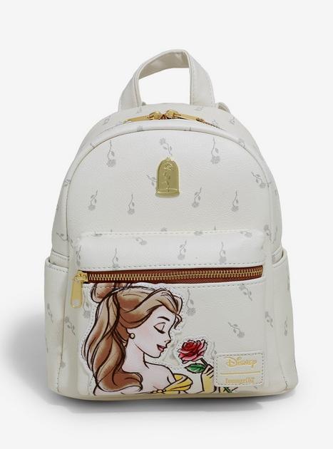 Disney Beauty and The Beast Mini Backpack 10 Canvas Girl's Book Bag
