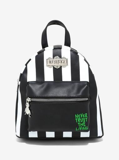 hot topic beetlejuice mini wing backpack Loungefly Warner Brothers 2 : Clothing, Shoes & Jewelry Have some fun with your spooky style this season with this bag Beetlejuice It's Show Time Women's