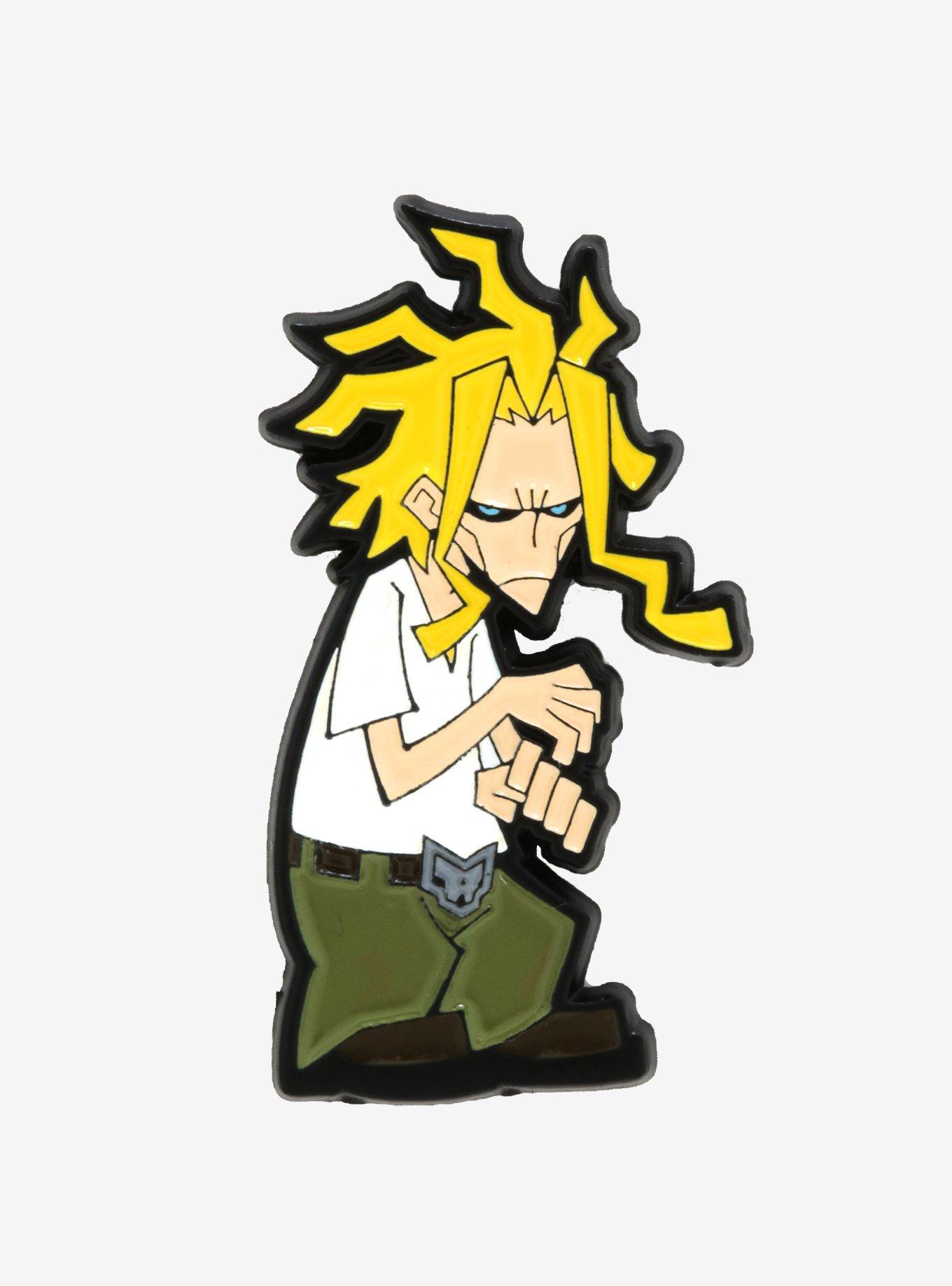 My Hero Academia All Might Weak Enamel Pin, , hi-res