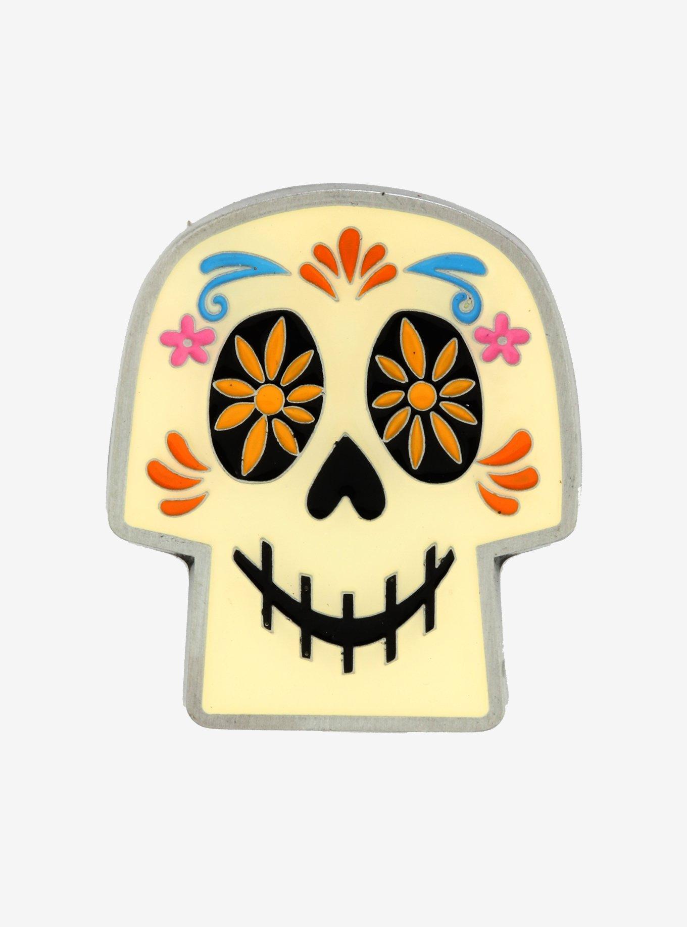 Disney Pixar Coco Sugar Skull Enamel Pin, , hi-res