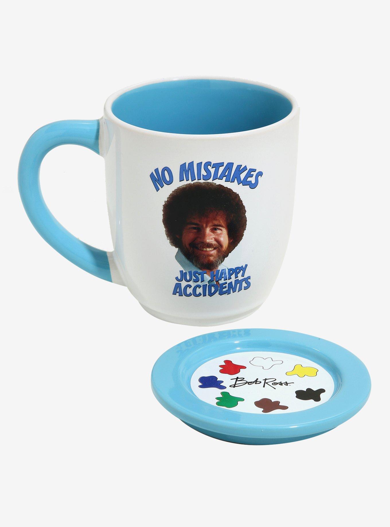 Bob Ross Happy Accidents Mug and Coaster Set, , hi-res