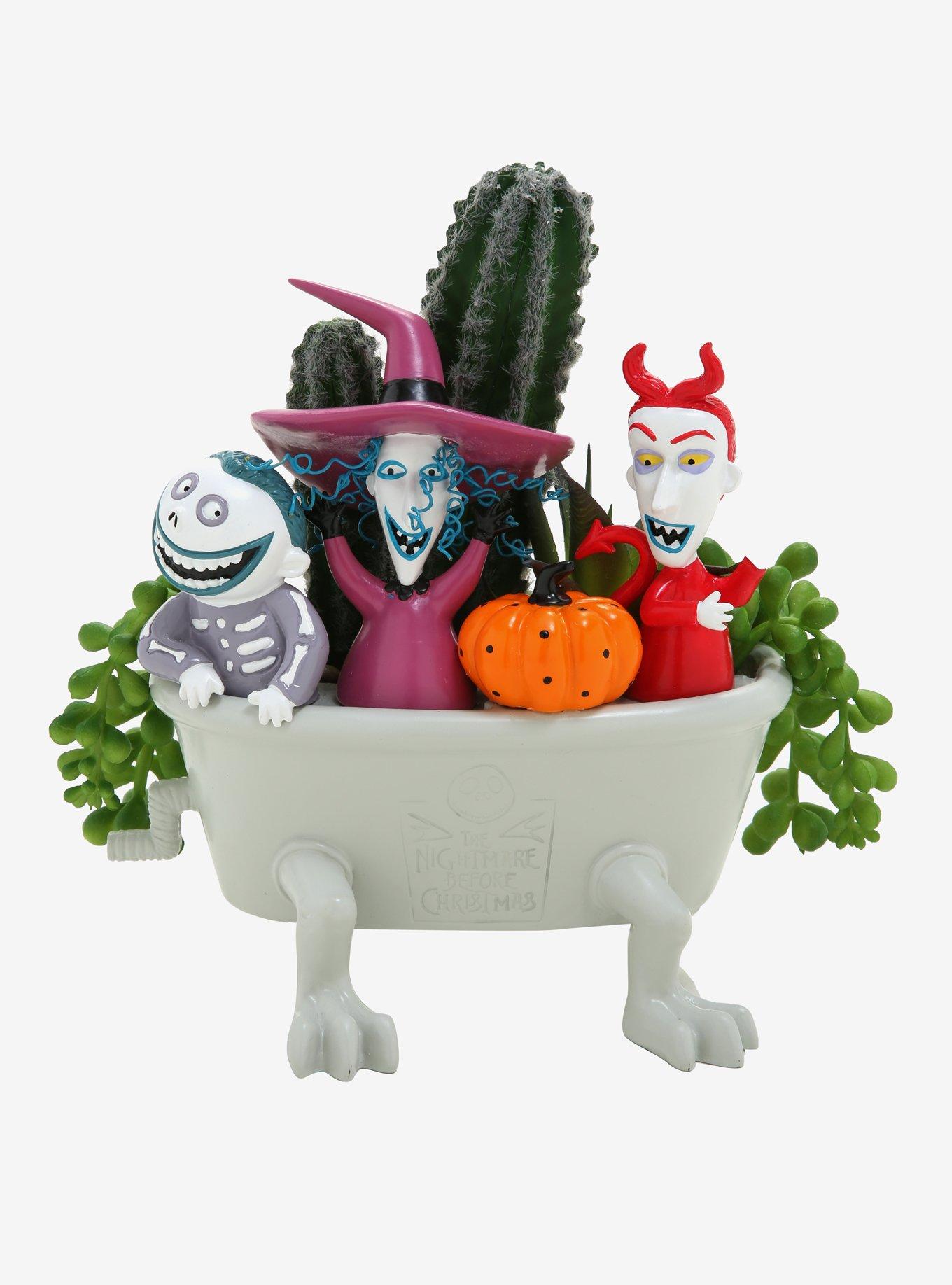 Disney The Nightmare Before Christmas Walking Bathtub Faux Succulent Planter