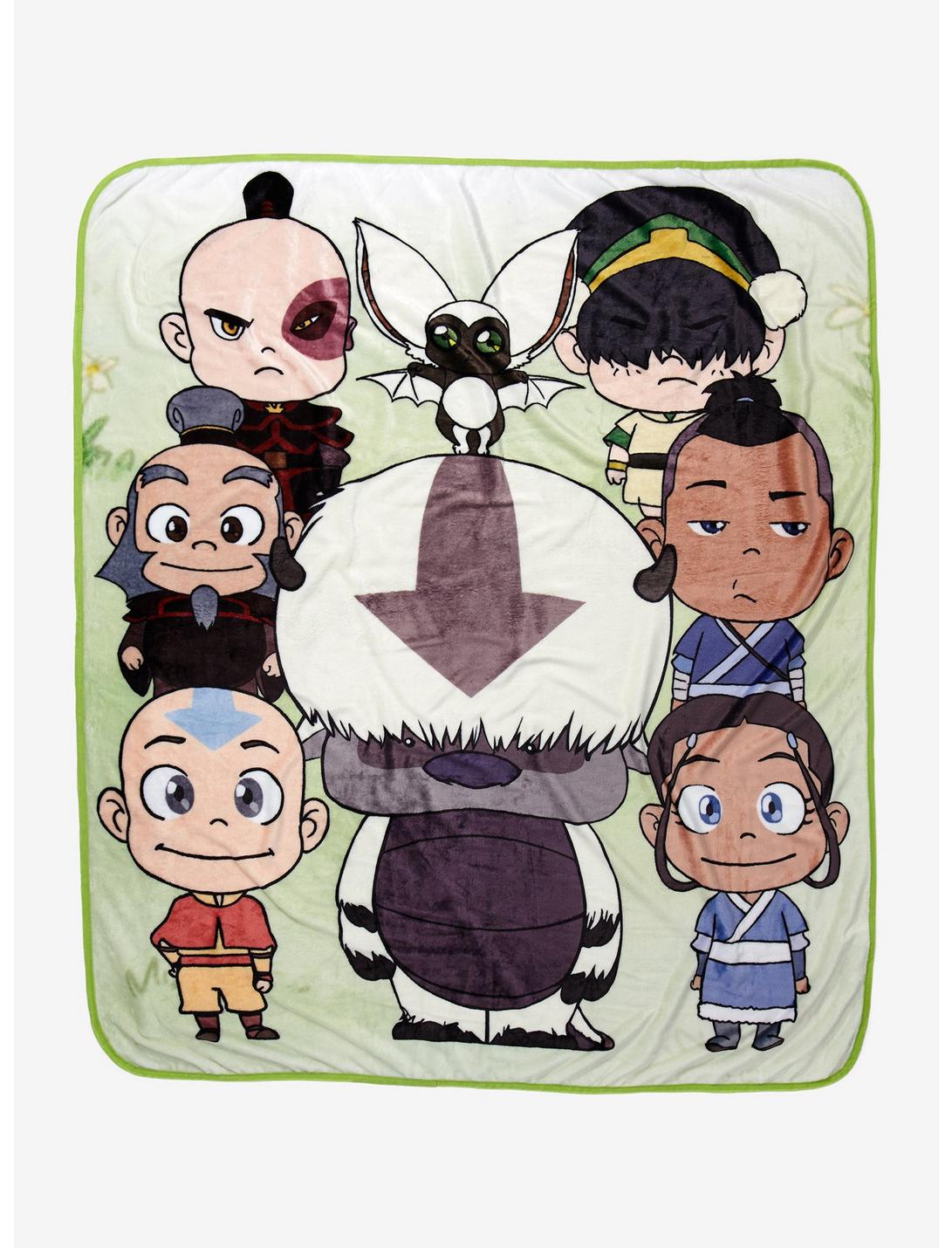 Avatar: The Last Airbender Chibi Throw - BoxLunch Exclusive, , hi-res