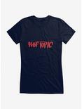 Retro Hot Topic Logo Girls T-Shirt, NAVY, hi-res