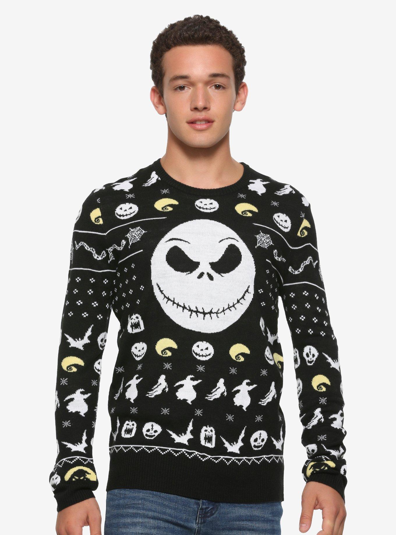 The Nightmare Before Christmas Fair Isle Sweater, MULTI, hi-res