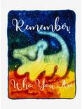 Disney The Lion King Remember Who You Are Throw Blanket, , hi-res