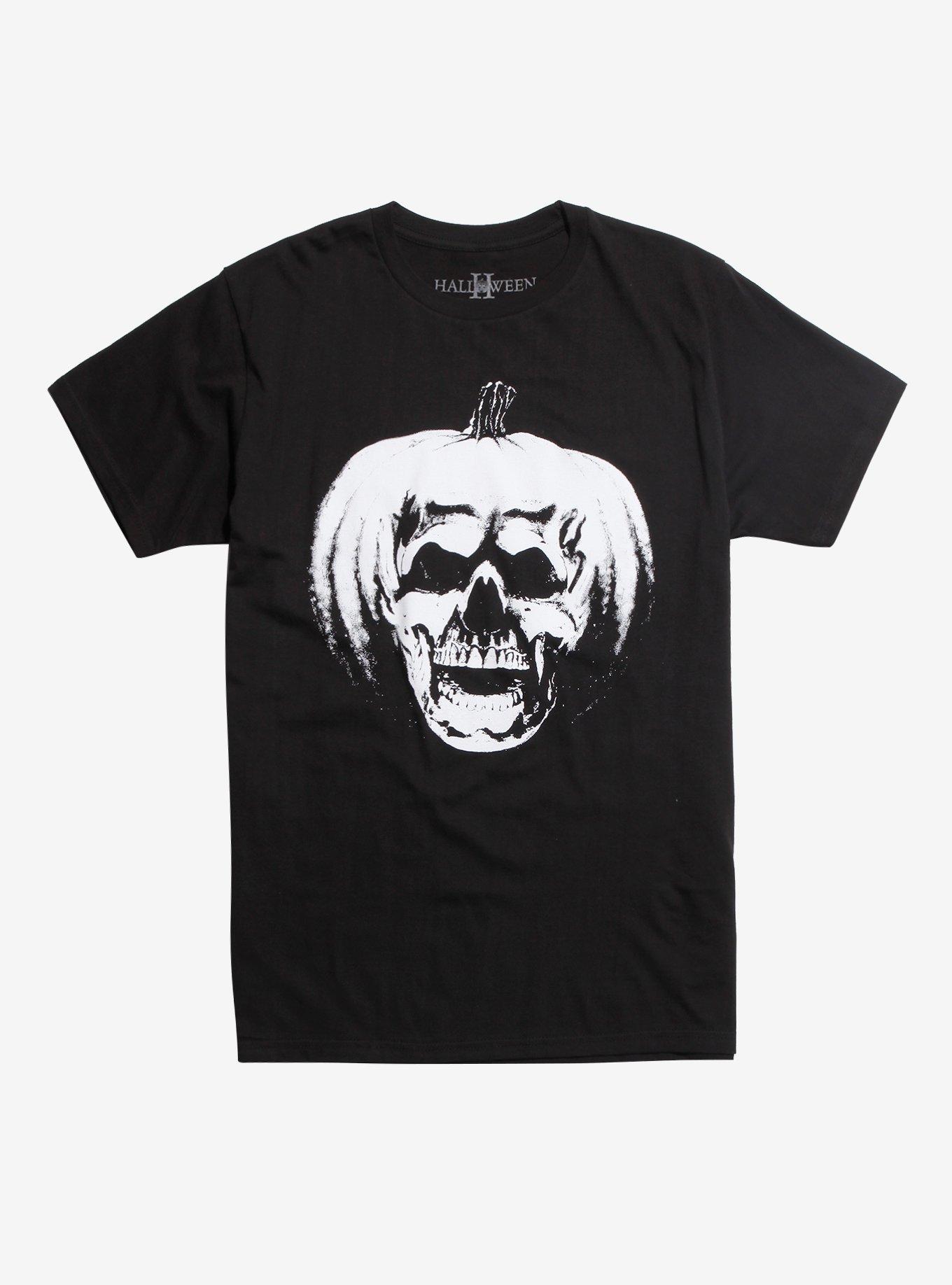Halloween II Pumpkin T-Shirt, WHITE, hi-res