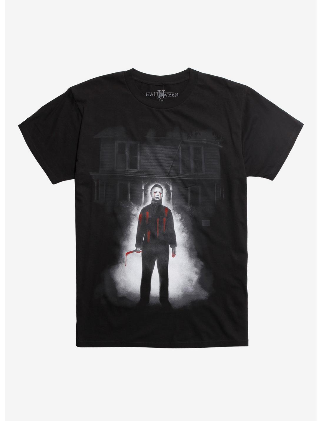 Halloween II Michael Myers House T-Shirt, WHITE, hi-res