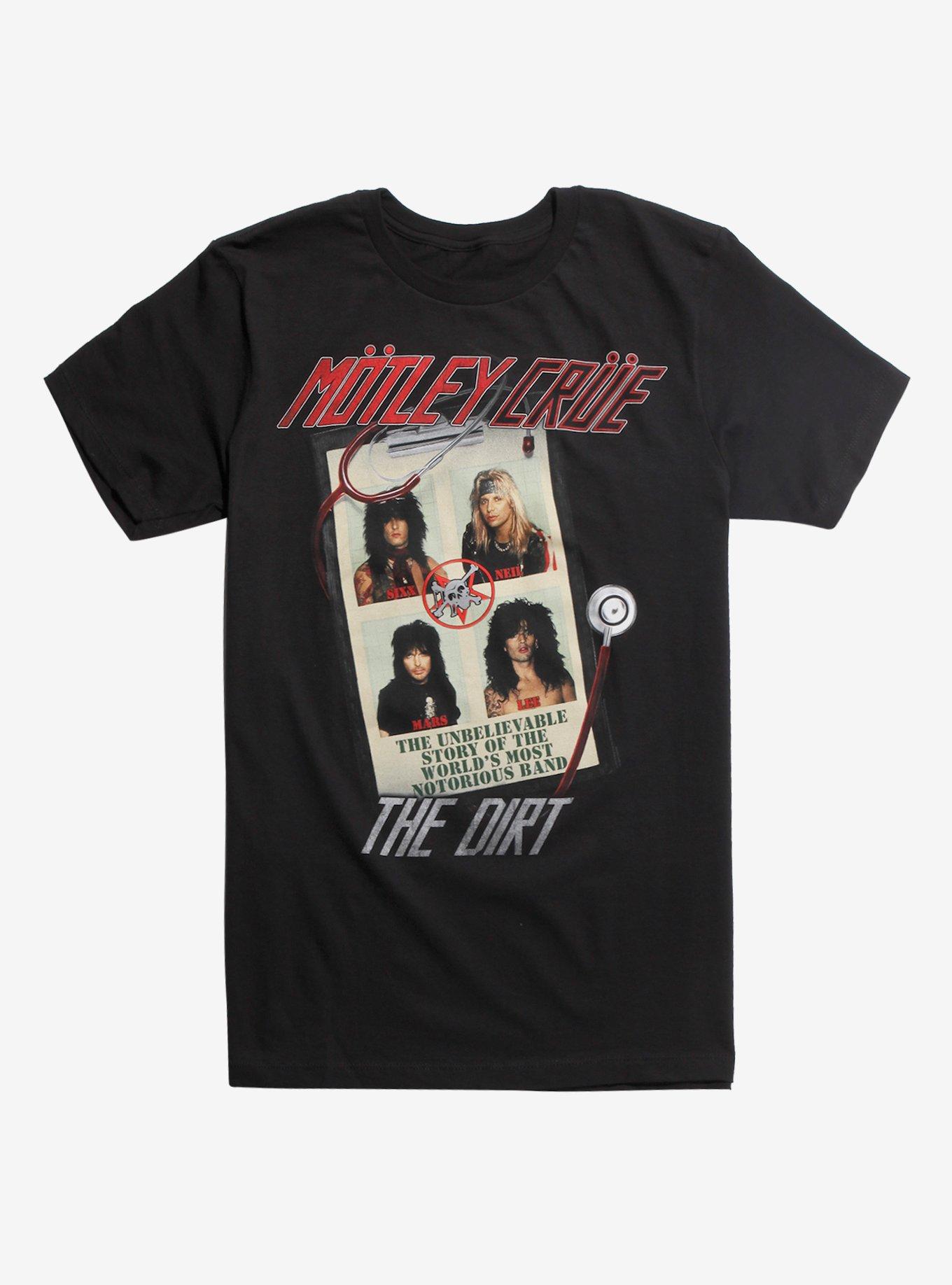 the dirt t shirt motley crue