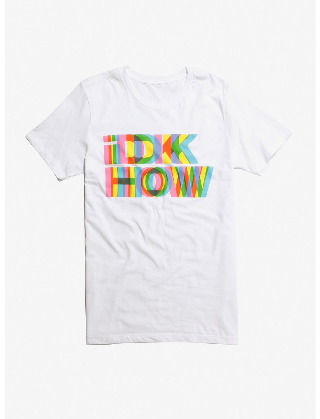 I Don't Know How But They Found Me 3D Logo T-Shirt, WHITE, hi-res