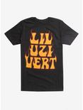 Lil Uzi Vert Flame Logo T-Shirt, BLACK, hi-res