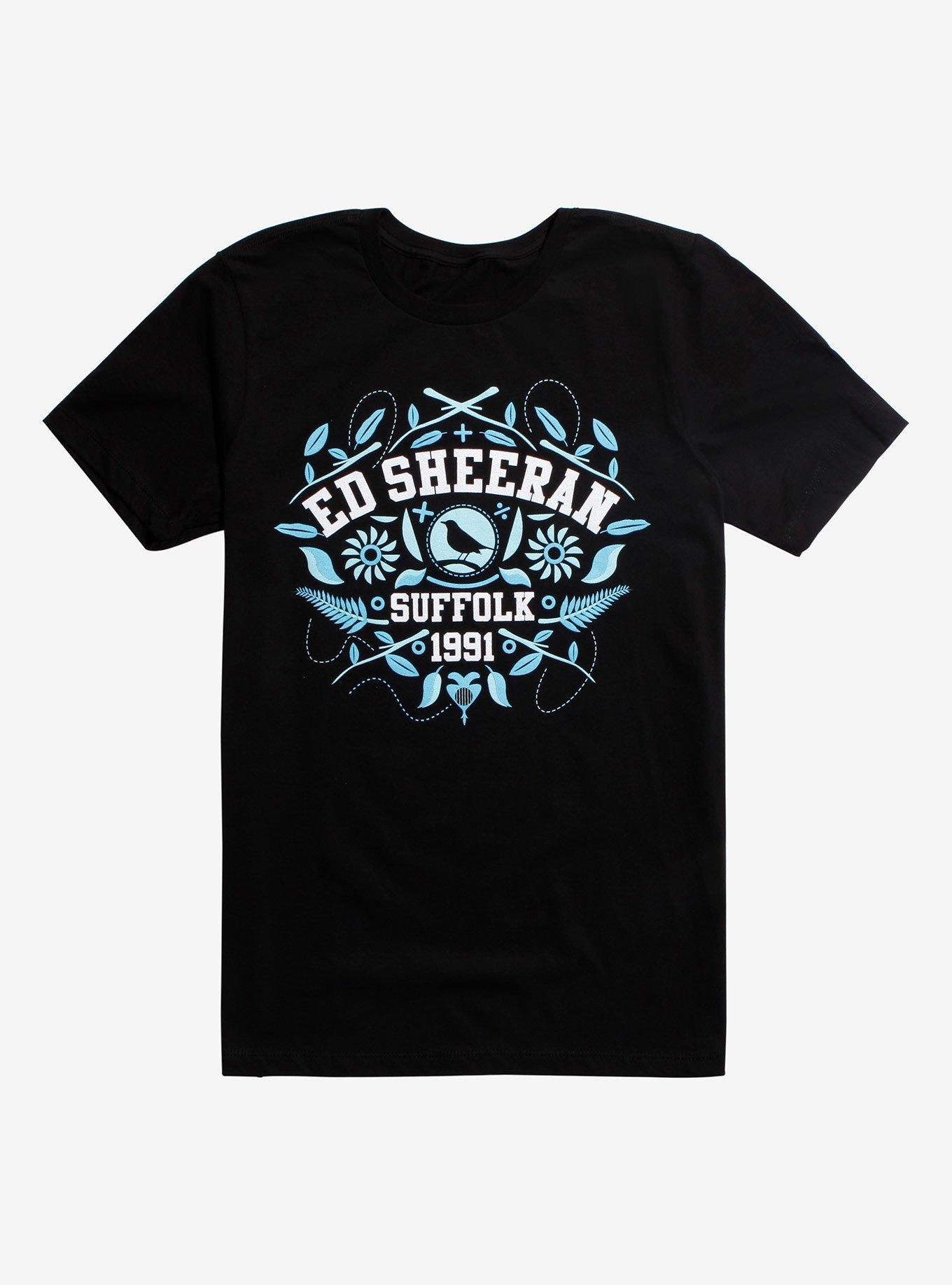 Ed Sheeran Suffolk 1991 T-Shirt, BLACK, hi-res