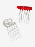 Cancer Birthstone Hair Comb Set - BoxLunch Exclusive, , hi-res