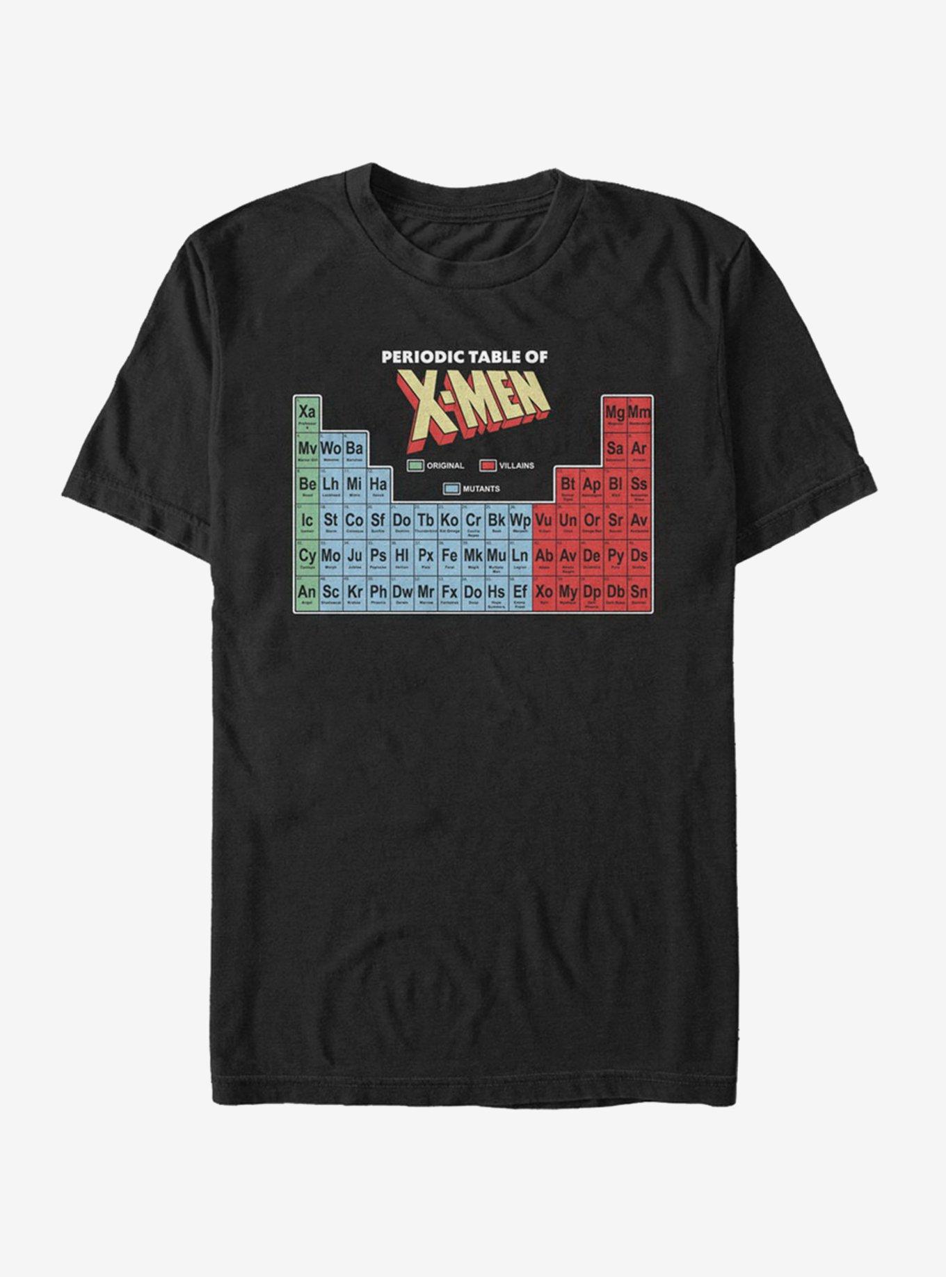 Marvel X-Men X-Men Periodic Table T-Shirt, , hi-res