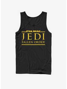 Star Wars Jedi Fallen Order Logo Yellow Ink Tank Top, , hi-res