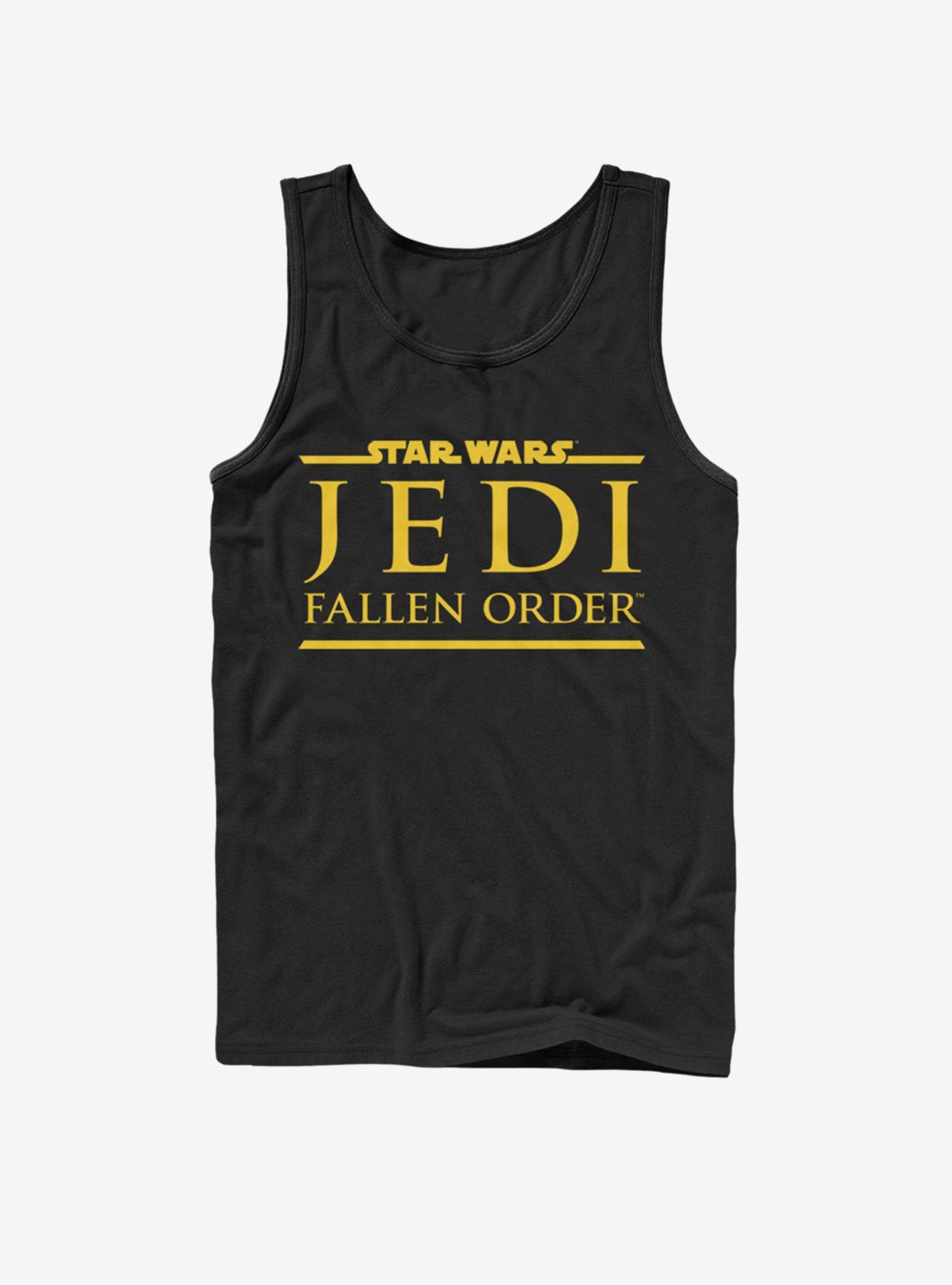 Star Wars Jedi Fallen Order Logo Yellow Ink Tank Top, , hi-res