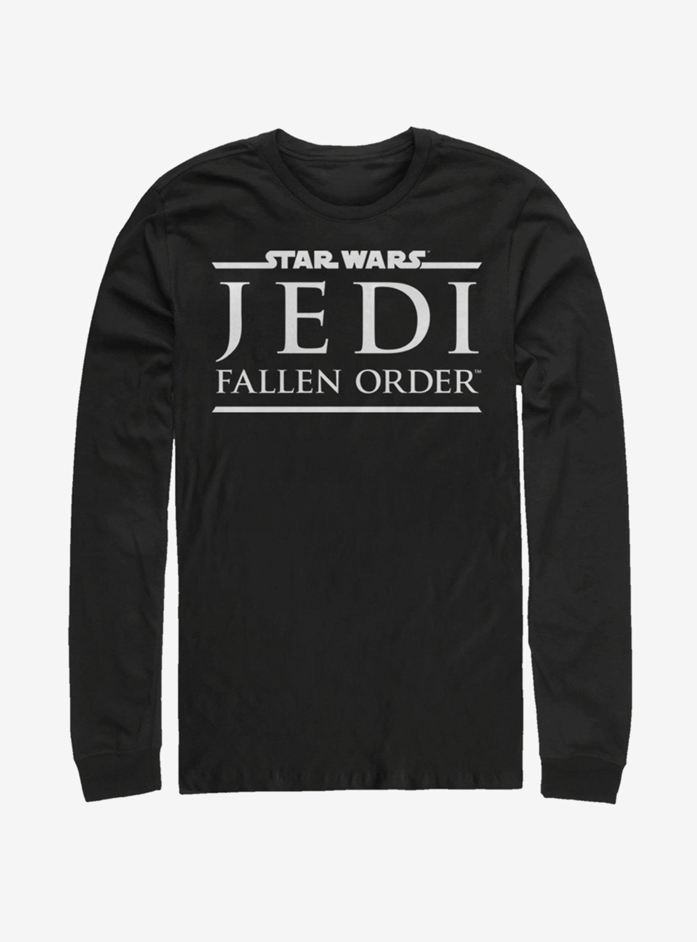 Star Wars Jedi Fallen Order Logo Long-Sleeve T-Shirt, BLACK, hi-res