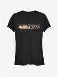Star Wars The Mandalorian Logo Girls T-Shirt, BLACK, hi-res