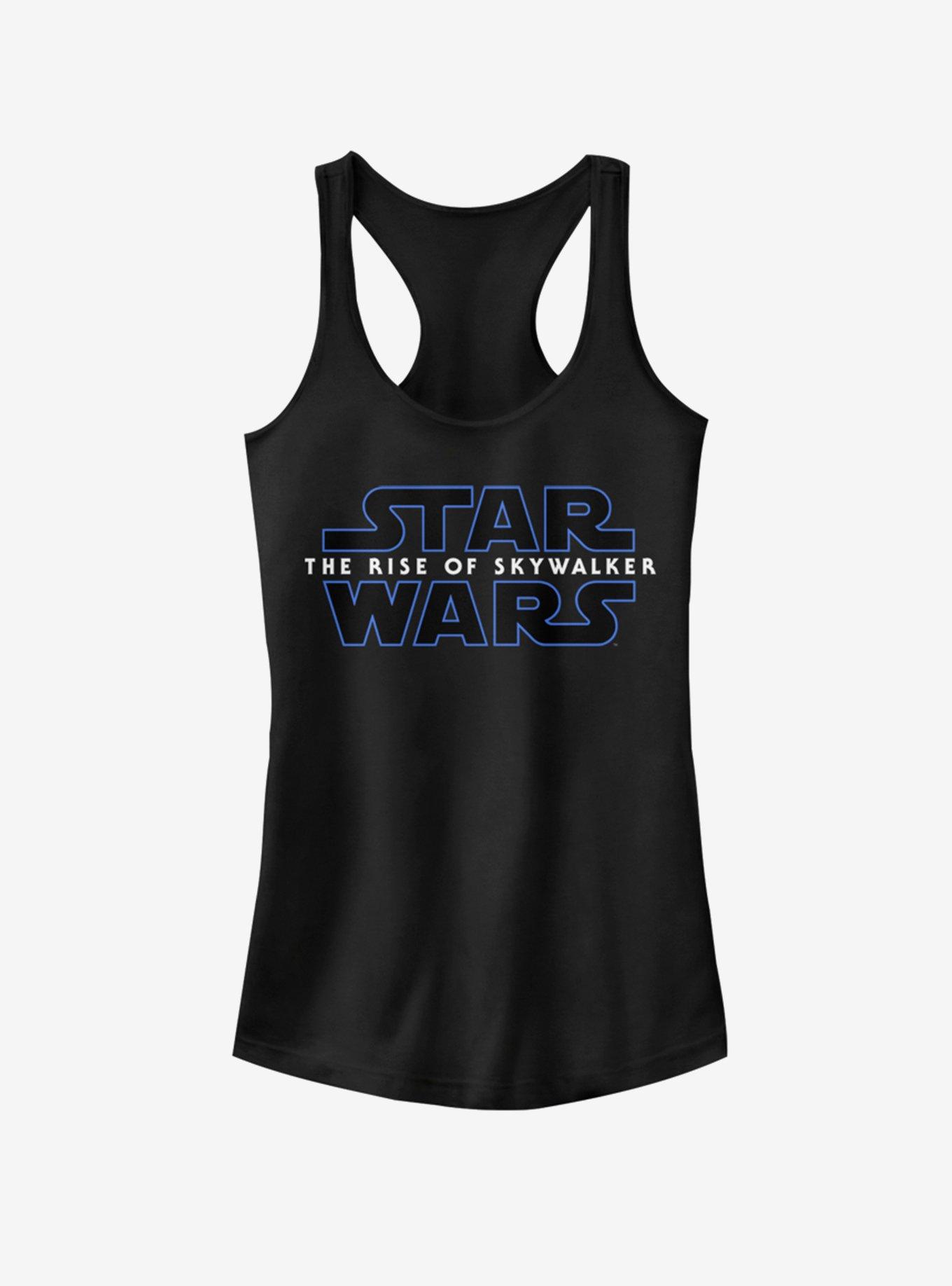 Star Wars Episode IX The Rise of Skywalker Logo Girls Tank Top, BLACK, hi-res