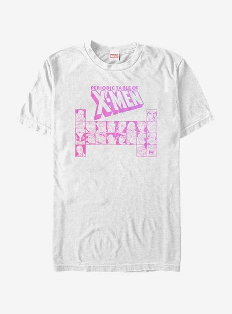 Marvel X-Men Characters Periodic Table T-Shirt - WHITE | Hot Topic