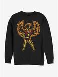 Marvel X-Men Dark Phoenix Phoenix Rises Sweatshirt, BLACK, hi-res
