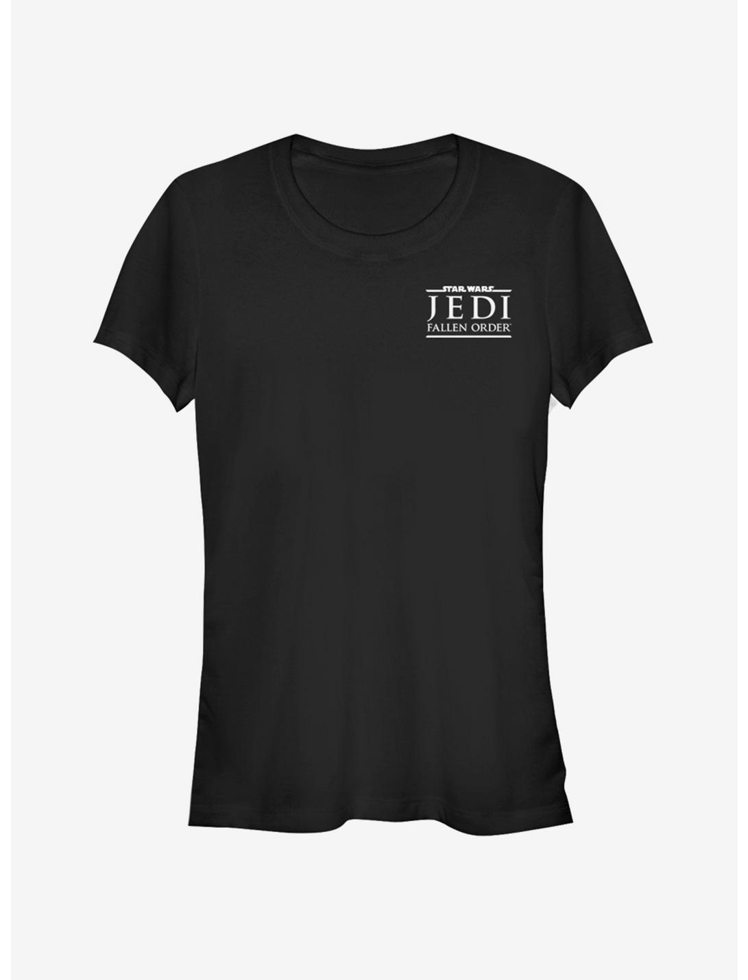 Star Wars Jedi Fallen Order Pocket Logo Girls T-Shirt, BLACK, hi-res