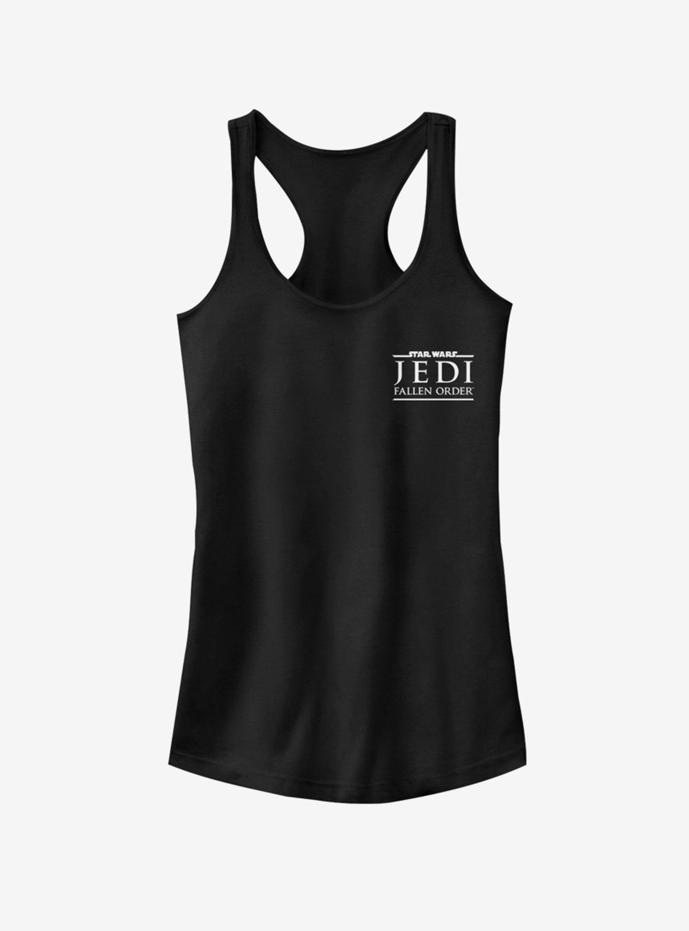 Star Wars Jedi Fallen Order Pocket Logo Girls Tank Top, BLACK, hi-res