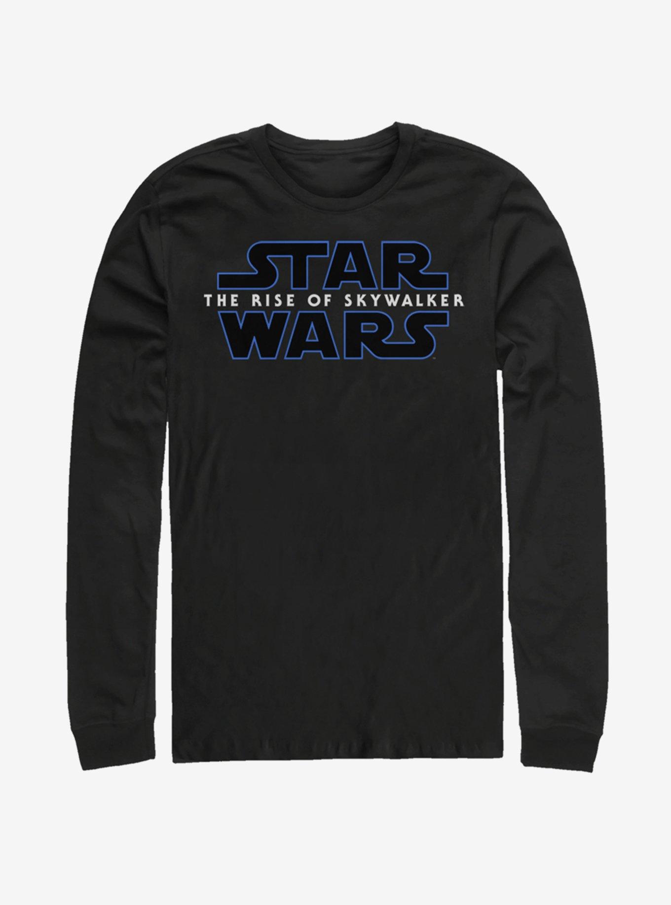 Star Wars Episode IX The Rise of Skywalker Logo Long-Sleeve T-Shirt, BLACK, hi-res