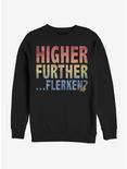 Marvel Captain Marvel Higher Further Flerken Sweatshirt, BLACK, hi-res
