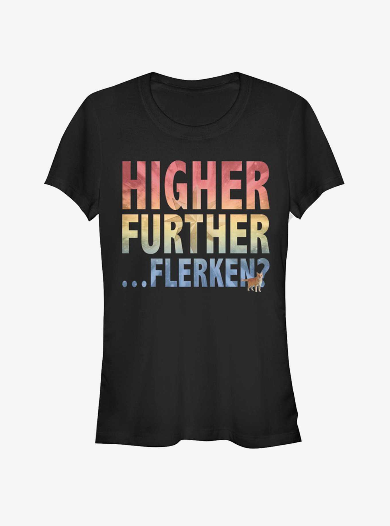 Marvel Captain Marvel Higher Further Flerken Girls T-Shirt, , hi-res