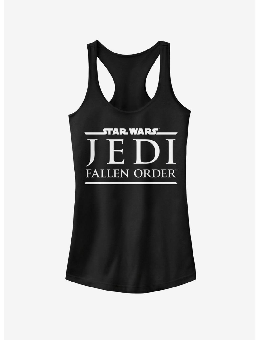 Star Wars Jedi Fallen Order Logo Girls Tank Top, BLACK, hi-res