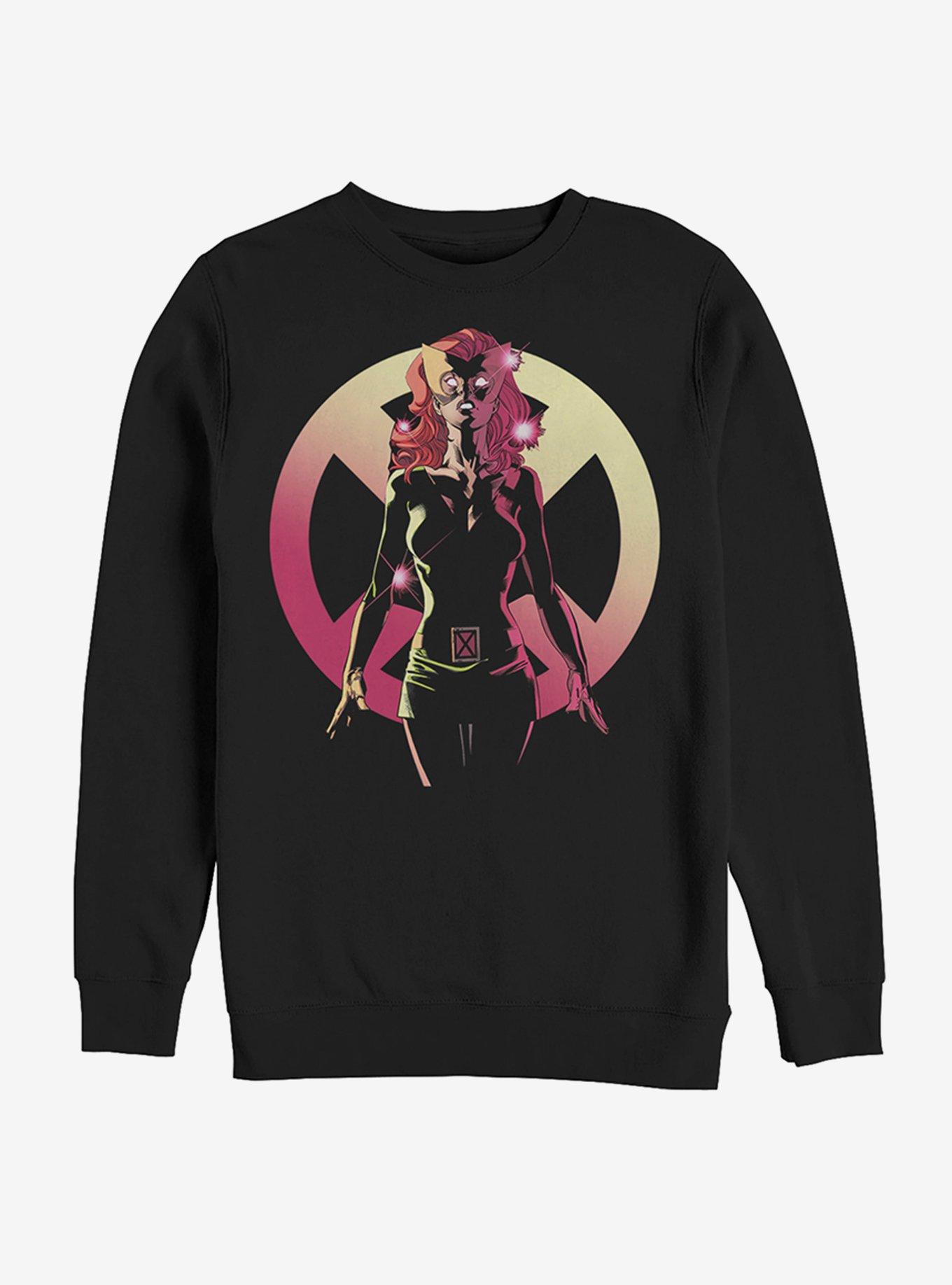 Marvel X-Men Dark Phoenix Enemy Mind Sweatshirt, BLACK, hi-res