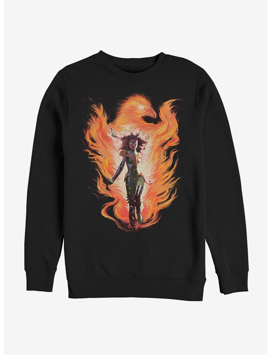 Marvel X-Men Dark Phoenix The Phoenix Sweatshirt, BLACK, hi-res
